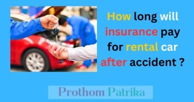 How long will insurance pay for rental car after accident